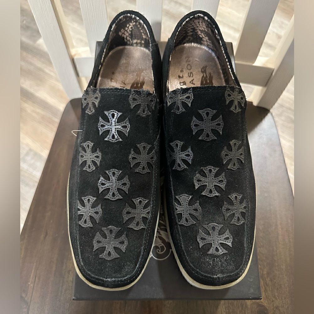 Mark Nason Lounge Rahway Loafers black size 7.5 NWT